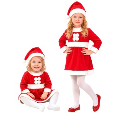 Cute Christmas Girl Costume for Little Ones