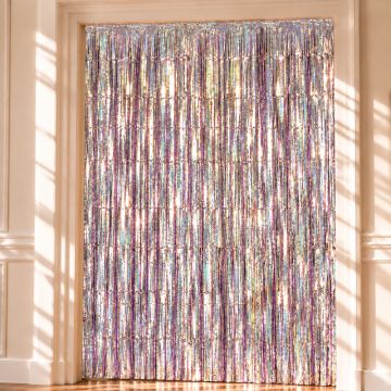 Holographic Glitter Curtain - 100 x 240 cm