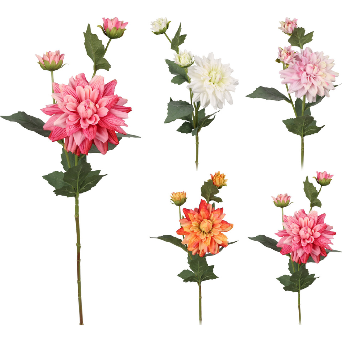 Artificial dahlia stem 20 cm 