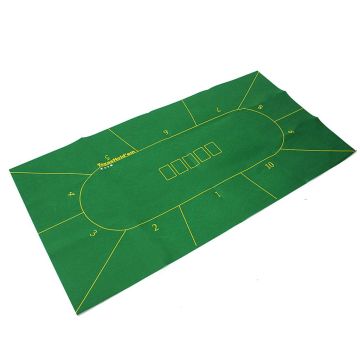 Poker Tablecloth 180x90 cm Green