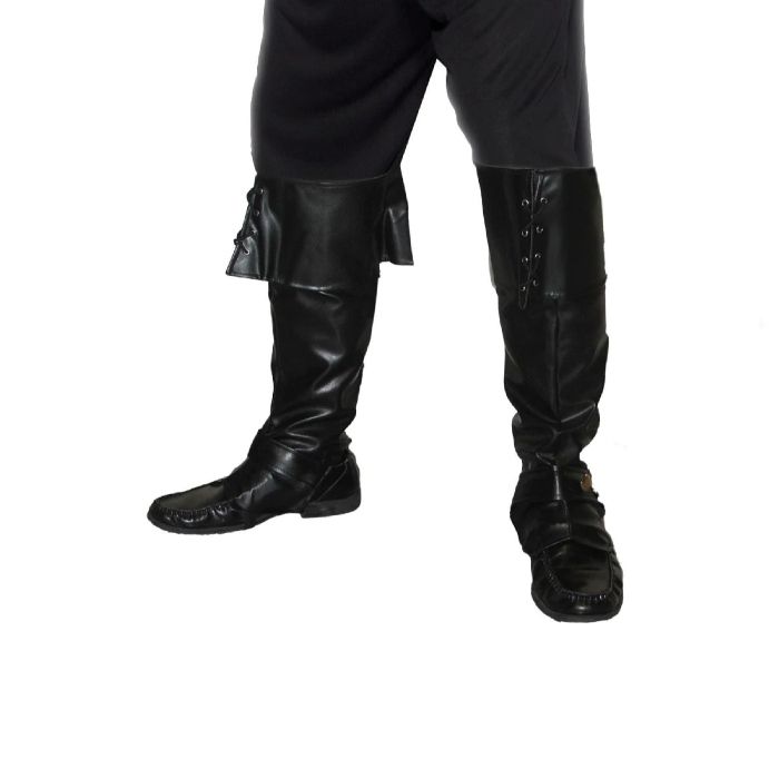 Black Pirate Boot Covers