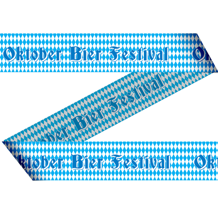 Oktoberfest Bavaria warning tape - 15 m