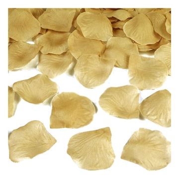 Gold rose petals 144x - 5x5 cm