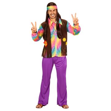 Hippie Set with Waistcoat, Trousers, and Headband