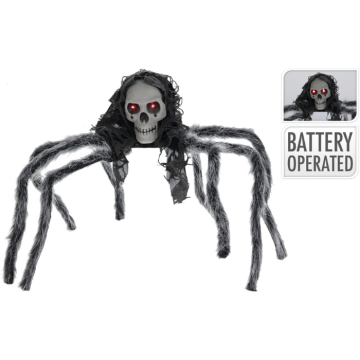 Spooky spider with flexible legs 80x12 cm