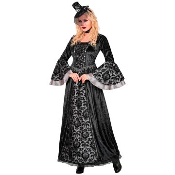 Dark Countess Costume with Mini Hat