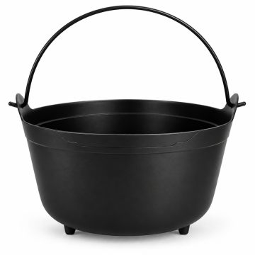 Black Witch Cauldron - 38x36x25 cm