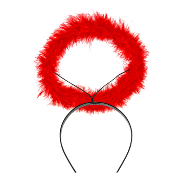 Red halo headband