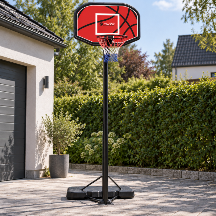 Basketball Stand with Adjustable Hoop Height