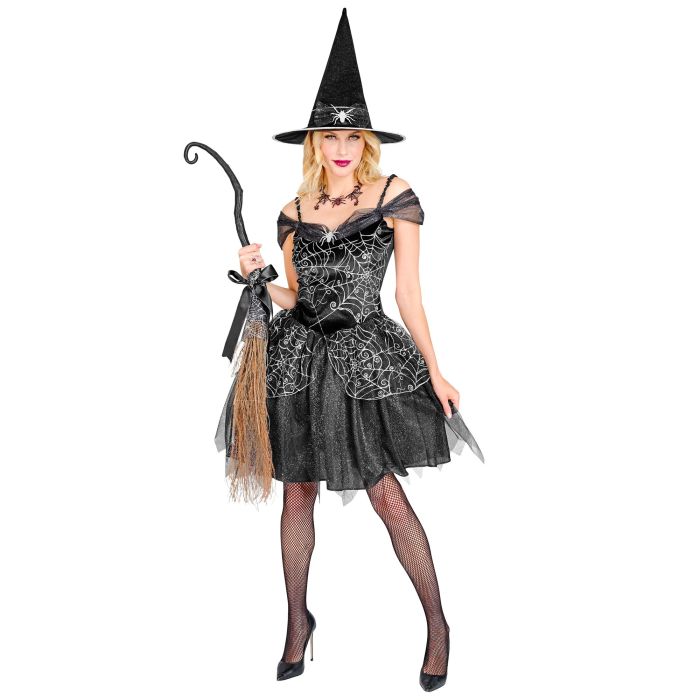 Spiderweb Witch Dress with Hat