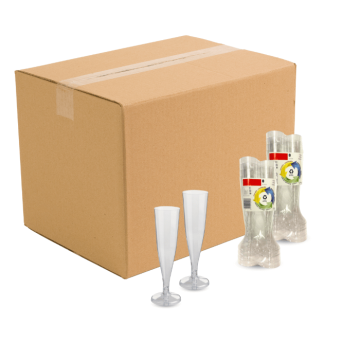 150 ml champagneglas 176x plastik transparent 