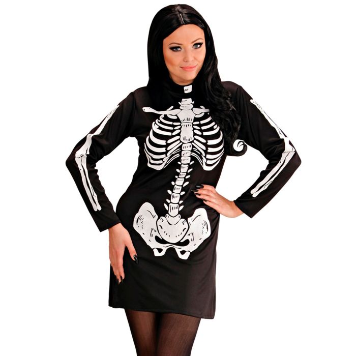Cool skeleton dress for women