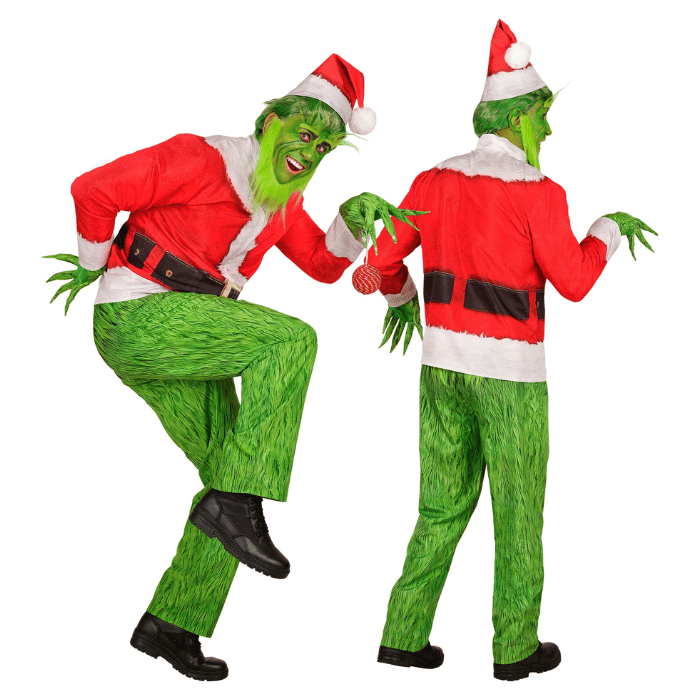 Green Christmas thief costume