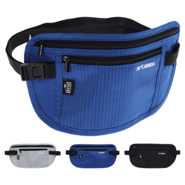 Anti-theft Waist Bag assorted - 26x13 cm