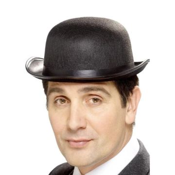 Black bowler hat 58 cm