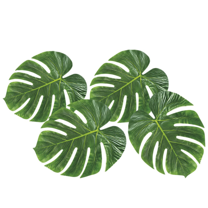 Monstera decorative leaves 4x