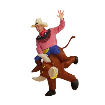 Inflatable Rodeo Bull Costume