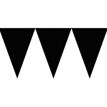 Black 17 cm Flag Garland - 4.5 meters
