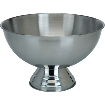 Stainless steel pedestal bowl 39.5x24 cm 