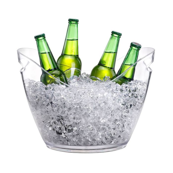 Clear Ice Bucket Champagne Bowl 8 Litres