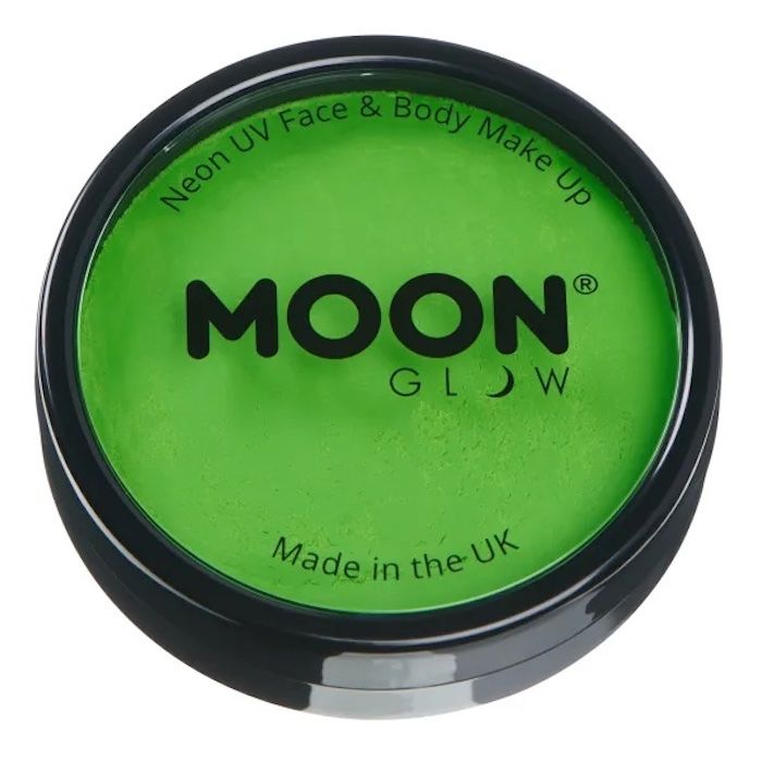 Neon UV Face and Body Paint Intense Green 36 g Moon Creations