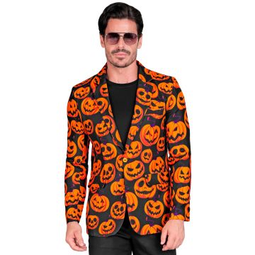 Halloween Jacket with Orange Pumpkins