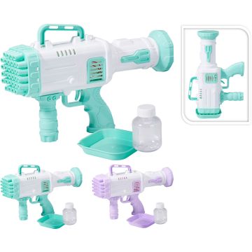 Bubble Gun with 32 Holes and Tray