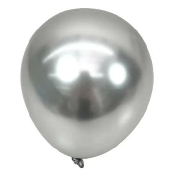 Silver Balloons 22 cm 10x