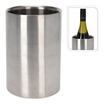Stainless Steel Wine Cooler - 18x12 cm
