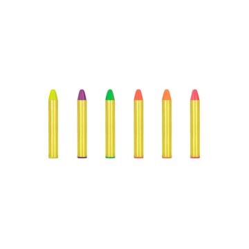 Face paint crayon mix 6x