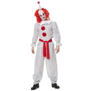 Horror clown costume for men