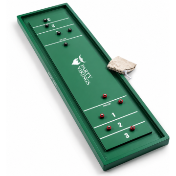 Shuffleboard incl bag and 10 pucks 122x33 cm PartyVikings