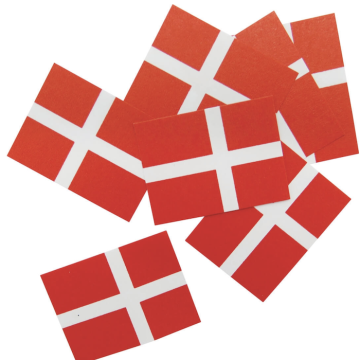 Sprinkle flags Dannebrog 150x - 2.7 cm