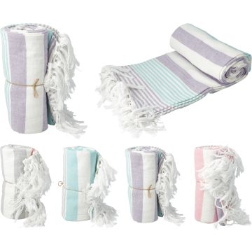 Hammam Towel with Terry Cloth Backing 90x170 cm
