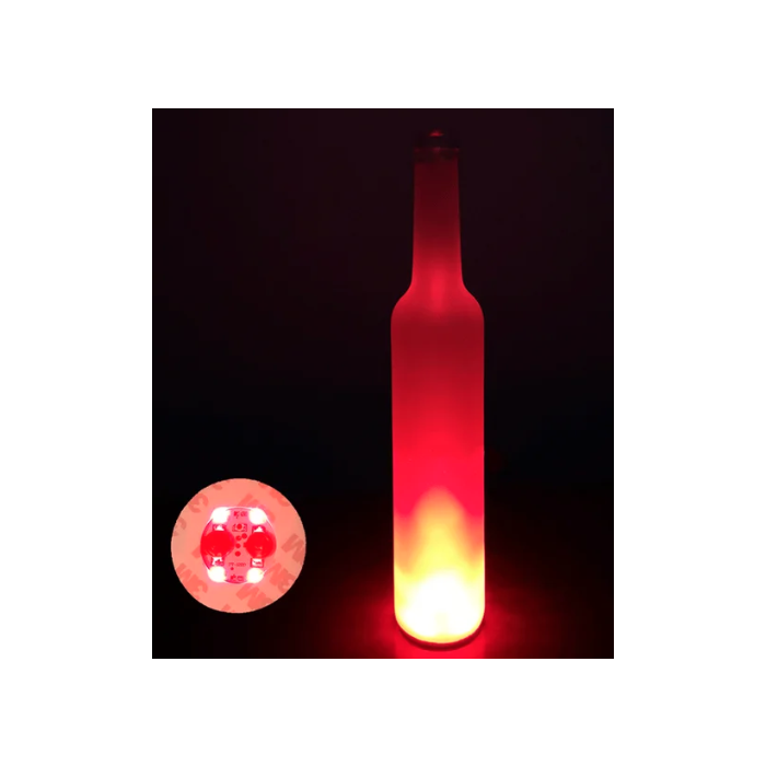 LED bottle light red