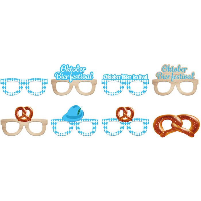 Oktoberfest Glasses in Paper 8x