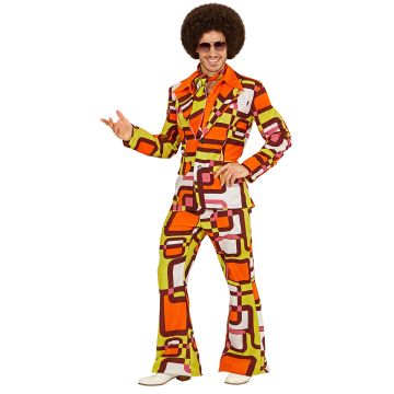 Orange 70s Costume for Men