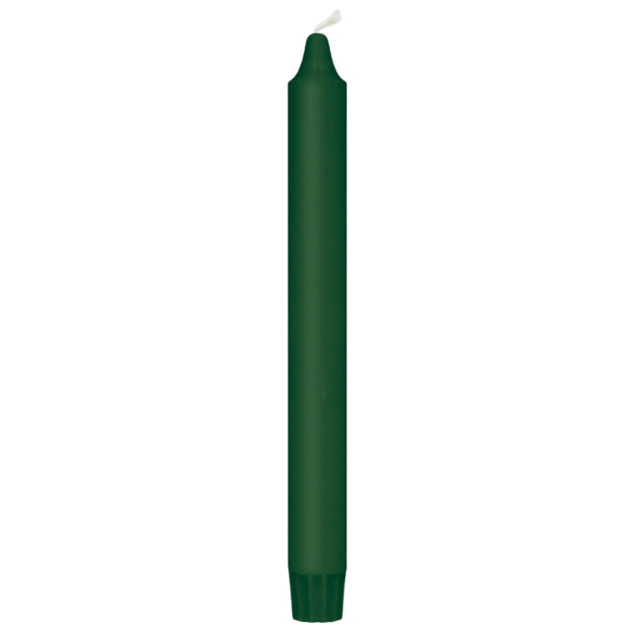 Bottle Candles Green 8x - 24 cm