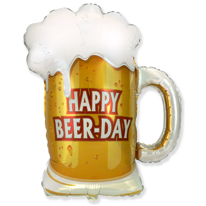 Beer Mug Foil Balloon - 68 x 63 cm