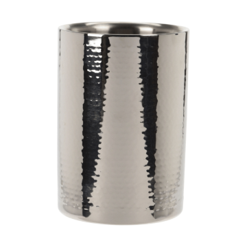 Hammered Steel Wine Cooler - 12x17.5 cm