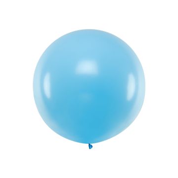 Giant Pastel Sky Blue Balloon - 1 Meter