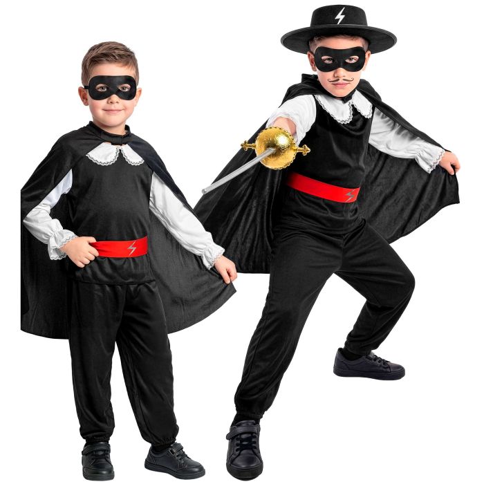 Masked Hero Costume with Cloak