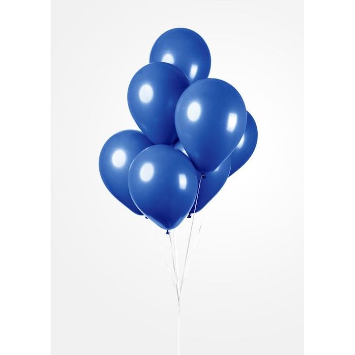 Dark Blue Balloons 50x - 30 cm