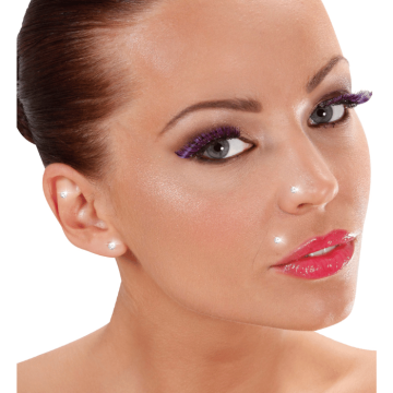 Face Stones Rhinestone Piercing - Set of 2