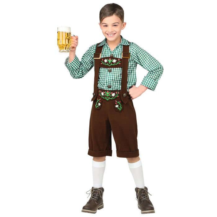 Bavarian lederhosen costume for boys