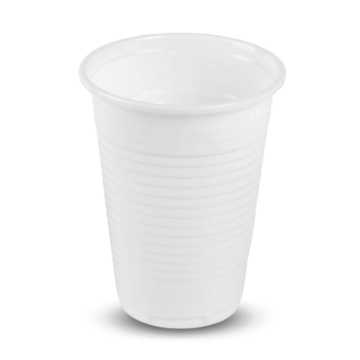 0.2 litre plastic cups 100x white 