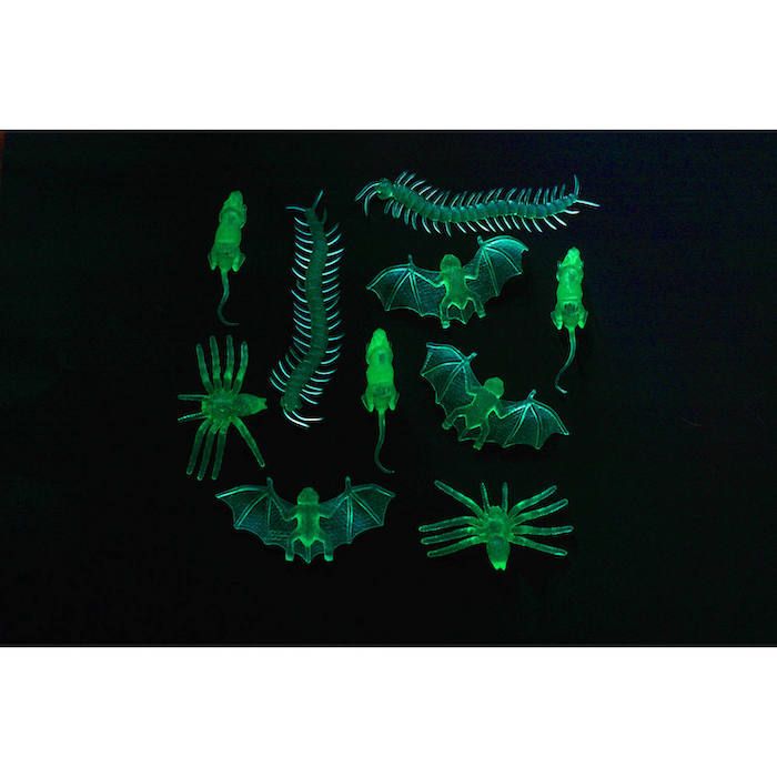 Glow-in-the-dark insects 10x 