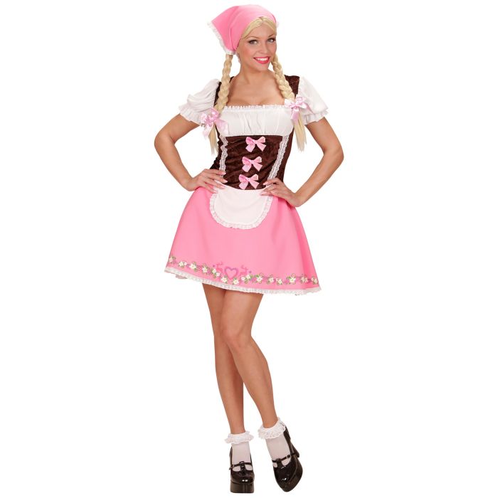 Bavarian dress with headscarf