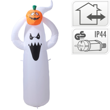 Inflatable Halloween Ghost with LED Lights 150 cm