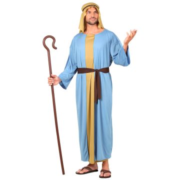Adult Shepherd Costume in Turquoise Blue